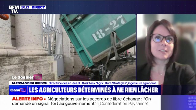 Mobilisation des agriculteurs: C'est un problème de fond qui s'exprime, qui ne va pas être résolu par des mesures de court terme , estime Alessandra Kirsch (Agriculture Stratégies)