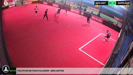 Faute de Nathan Villeger - BDG UNITED