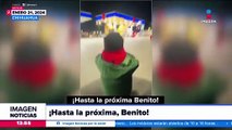 VIDEO: Niños despiden a la jirafa Benito en Ciudad Juárez, Chihuahua