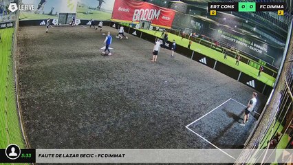 Faute de Lazar BECIC - FC Dimmat