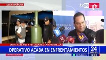 Alcalde de Chorrillos tras enfrentamiento con pescadores: no vamos autorizar el parque acuático