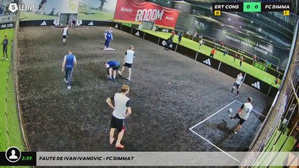 Faute de Ivan Ivanovic - FC Dimmat