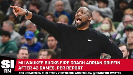 Bucks Fire Coach Adrian Griffin After 43 Games, per Report