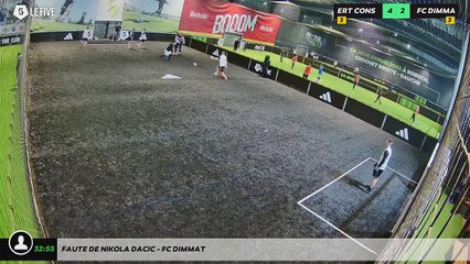Faute de Nikola DACIC - FC Dimmat