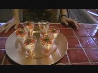 Verrines de saumon au mascarpone