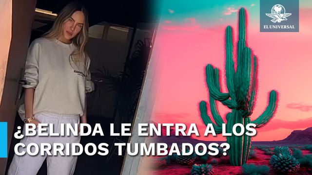 Belinda lanza pistas sobre su nueva música y la relacionan con Christian Nodal