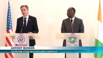 Le Président Alassane Ouattara échange avec Antony Blinken, Secrétaire d’État américain