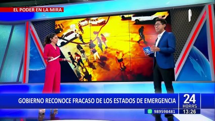 Gobierno reconoce fracaso de los estados de emergencia