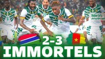 LE CAMEROUN BAT LA GAMBIE 3-2 ! MATCH FOU ! CHRISTOPHER WOOH QUALIFIE LES LIONS !