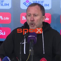 Sergen Yalçın: "1-1'lik skor, adaletli gözüküyor"