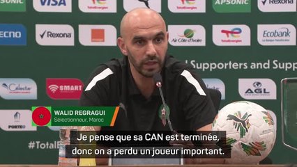 Maroc - Regragui annonce le forfait de Boufal : "Je pense que sa CAN est terminée"