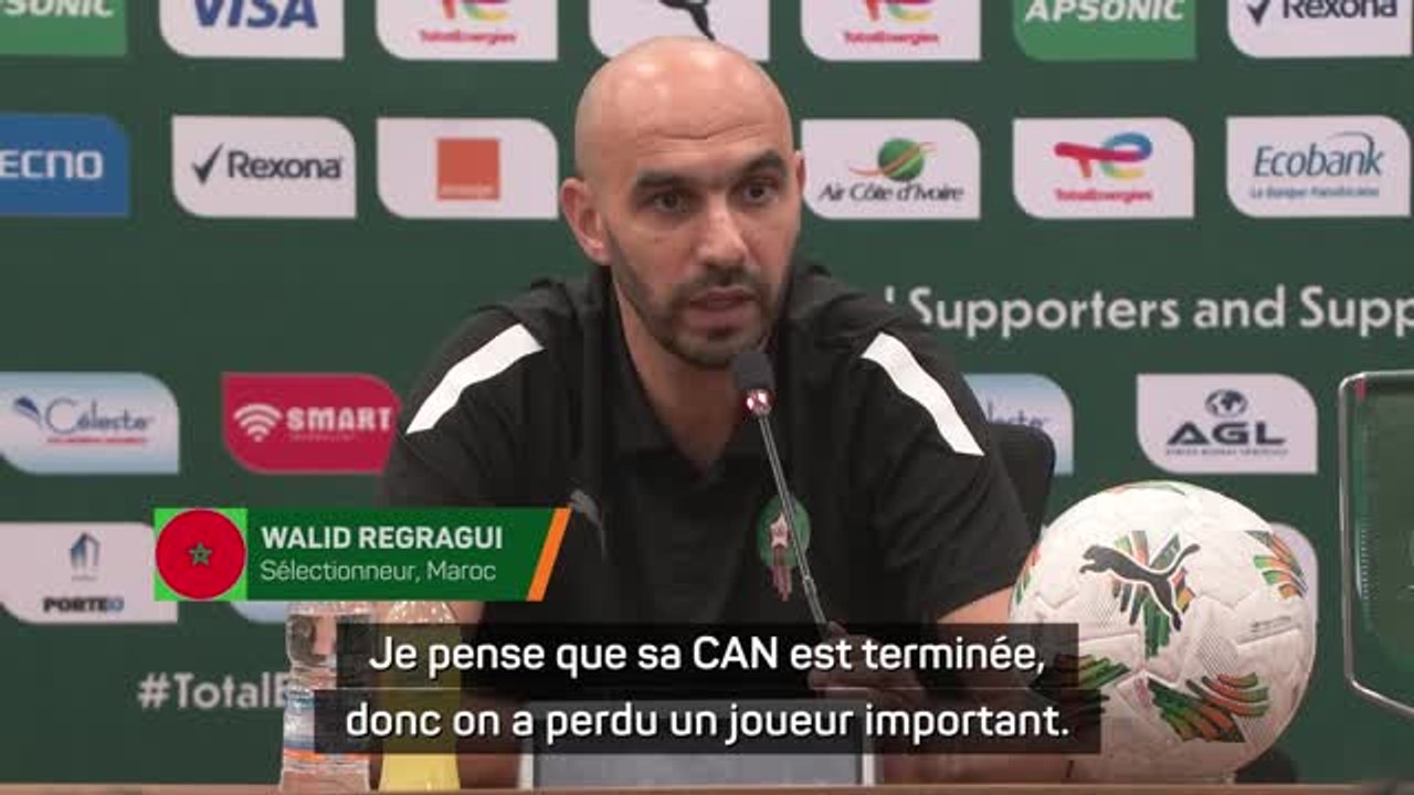 Maroc - Regragui annonce le forfait de Boufal : "Je pense que sa CAN est terminée"