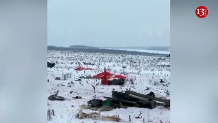 Suspicious detail detected in first video from Russian IL-76 plane crash site