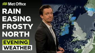 Met Office Evening  Weather Forecast 29/01/24 – Wet weather easing