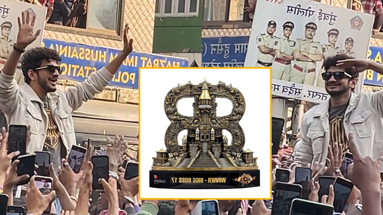 Big Boss Finale Winner Munawar Faruqui Takes The Trophy Home In Dongri With Full Swag!