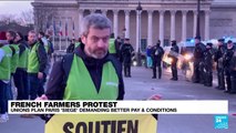 Protesting farmers block major roads into Paris in 'siege' of French capital