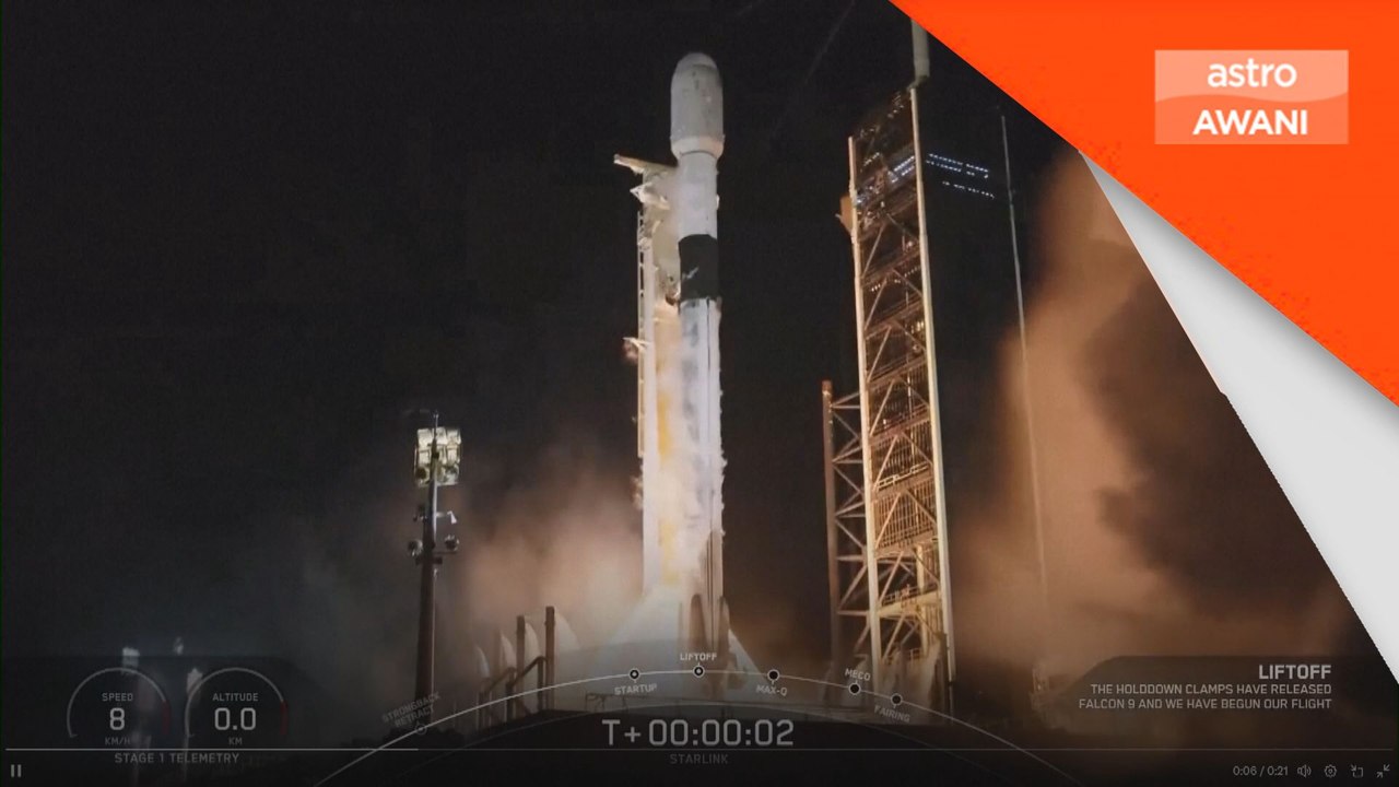 SpaceX lancar dua roket serentak
