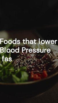 Foods that lower blood pressure quickly