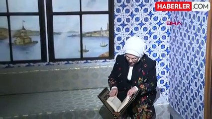 Emine Erdoğan, Maarif Türk Eğitim Tarihi Sergisi'ni ziyaret etti