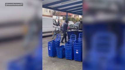 Shopkeepers Fight Off Man With Knife In North London