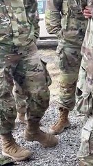 National Guard Soldier's Pants Sneakily Filled With Rocks
