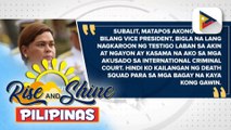 VP Sara Duterte, mariing itinanggi na may kinalaman siya sa ''Davao Death Squad''