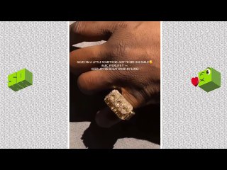 50 Cent’s Girlfriend Cuban Link Shows Off The Iced-Out ‘ABC For Life’ Ring She Bought Him