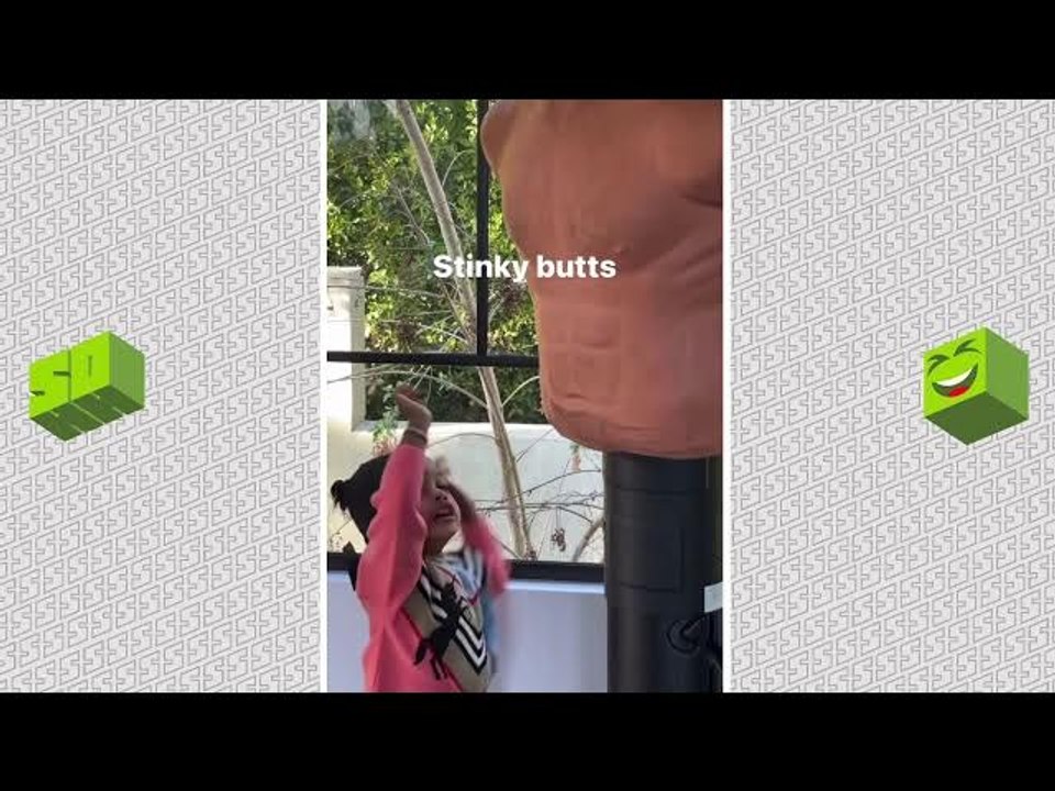 Kulture Kiari Goes Nuts Hitting Punching Bag Man