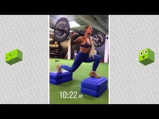 DaniLeigh Shows Off Her Intense Workout Goals At The Gym