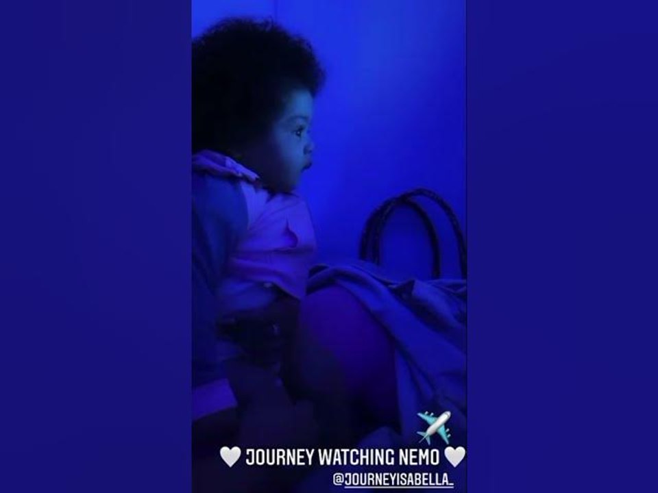 Fabolous’ Daughter Journey Is Lost With Happiness Watching Finding Nemo On Plane #shorts