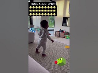 Pusha-T’s Son Nigel Brixx Takes His First Steps #shorts
