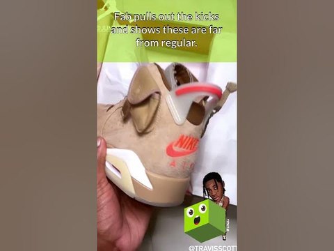 Fabolous Gets Blessed W/ Travis Scott’s Air Jordan Sneakers #shorts