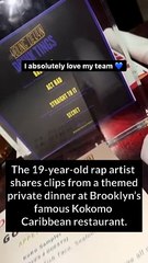 Young Devyn Turns Up At Her ‘Baby Goat’ EP Private Dinner #shorts