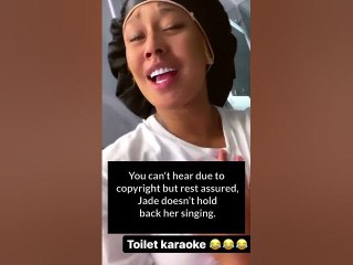 Jade Does Toilet Karaoke + It’s Too Cringe To Ignore #shorts