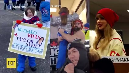 Taylor Swift Reacts to Shirtless Jason Kelce as They Celebrate Chiefs Win