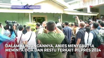 [FULL] Keterangan Anies usai Temui Sultan HB X Yogyakarta, Minta Restu Pilpres 2024?