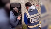 Polis baskınıyla yakalanan cezaevi firarisinin evine kaçış tüneli kazdığı oraya çıktı