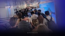 ผู้โดยสารสะสมแน่นสนามบินสุวรรณภูมิ ระบบตรวจคนเข้าเมือง ขัดข้อง