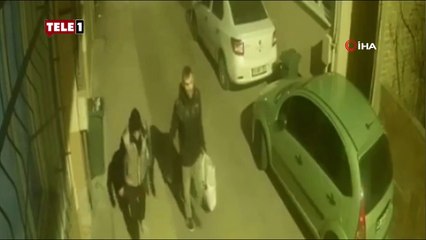 Çaldıkları çöp kutusunu beğenmediler, yenisiyle değiştirdiler