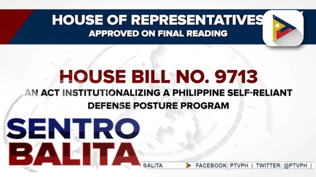 Panukala na sa local industry nalang bumili ng mga armas at iba pang military equipment sa halip na sa ibang bansa, aprubado na sa Kamara