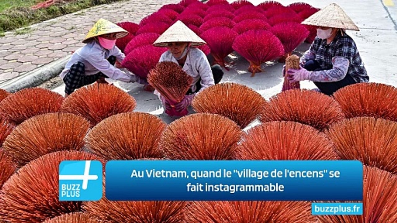 Au Vietnam, quand le "village de l'encens" se fait instagrammable