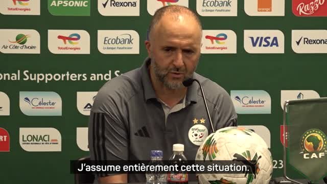 Algérie - Belmadi assume entièrement cette situation et l'élimination des Fennecs