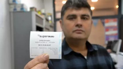 Süper Loto'nun 207 milyon 314 bin 50 lira olan rekor ikramiyesi, Kahramanmaraş'a çıktı