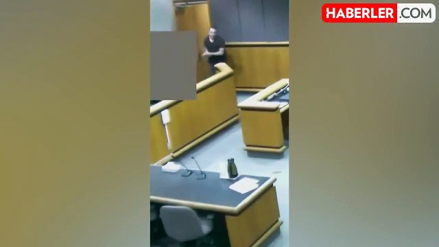 Elleri, kelepçeli mahkum polisleri atlatıp mahkeme salonundan kaçtı