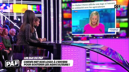 CNews met son logo à l’envers pour soutenir les agriculteurs