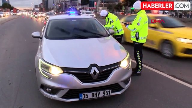 İstanbul'da Usulsüz Çakar ve Siren Kullanan Sürücülere Denetim