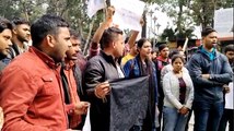 কলকাতা বিশ্ববিদ্যালয়ে রাজ্যপালকে কালো পতাকা দেখাল TMCP, 'গো ব্যাক' স্লোগান AIDSOর