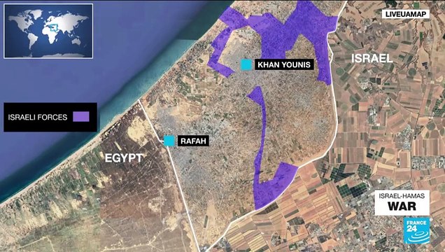 Heavy fighting in ‘encircled’ Khan Younis as fears mount for civilians