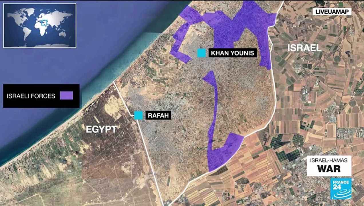 Heavy fighting in ‘encircled’ Khan Younis as fears mount for civilians