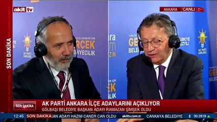 Altındağ Belediye Başkanı Adayı Veysel Tiryaki hedeflerini anlattı